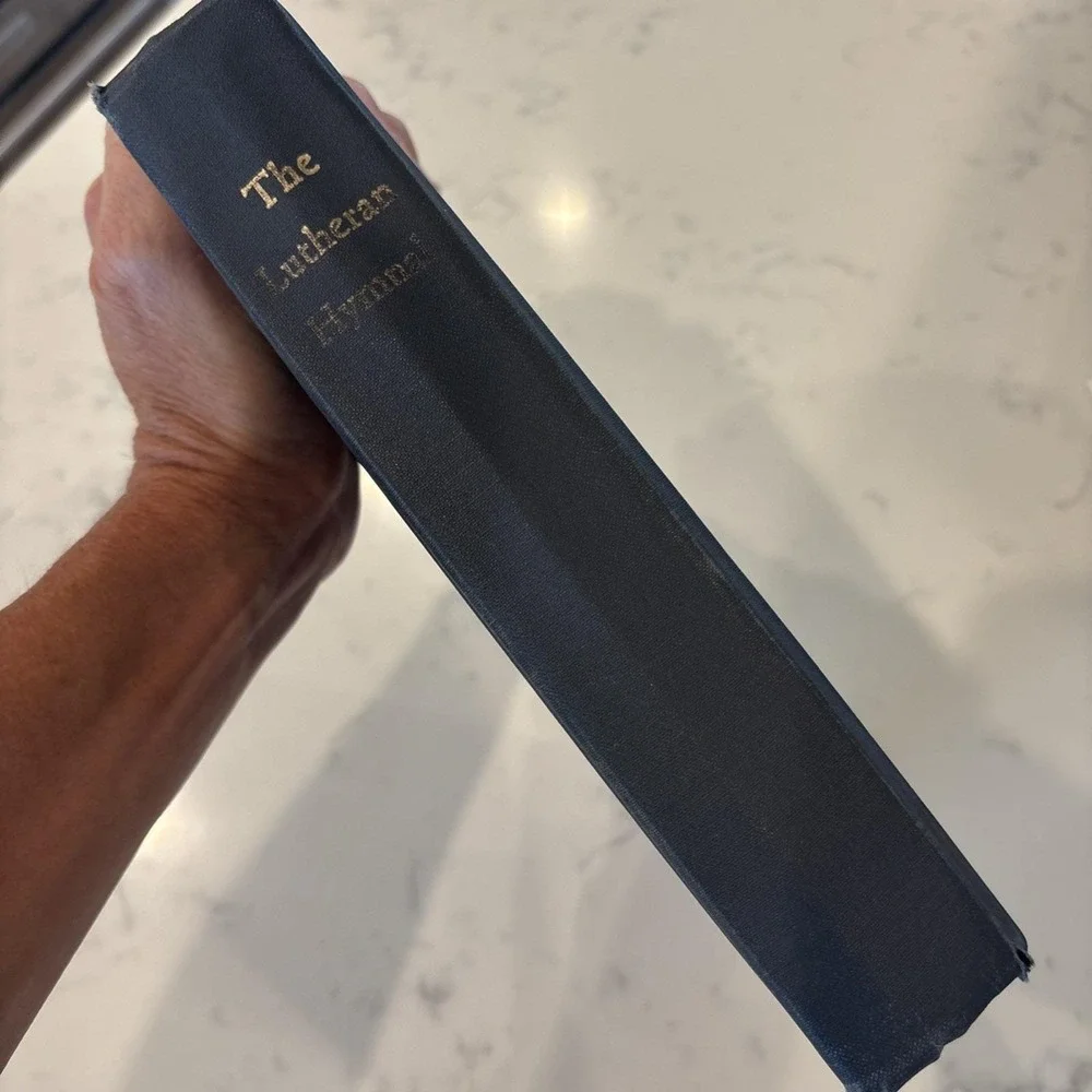 VINTAGE- The Lutheran Hymnal 1941 Concordia Publishing Blue Hard Cover